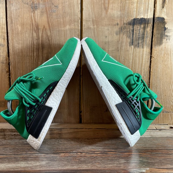 Adidas PW Pharrell Williams Human Race Kelly Green Sneakers Mens Shoes Size 9 - Picture 7 of 15